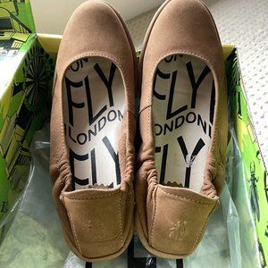 Fly London  Sand Suede Women's Shoes size 35